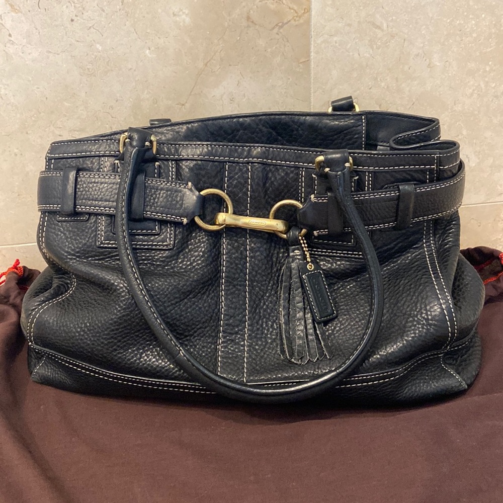 Coach Hampton Black Handbag